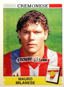 Sticker Mauro Milanese - Calciatori 1994-1995 - Panini