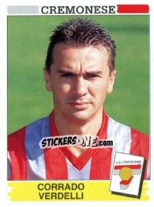 Cromo Corrado Verdelli - Calciatori 1994-1995 - Panini