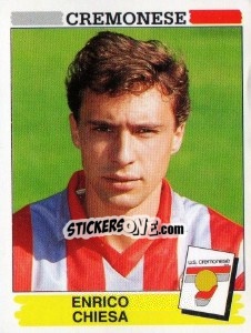 Sticker Enrico Chiesa - Calciatori 1994-1995 n. 73 - Panini