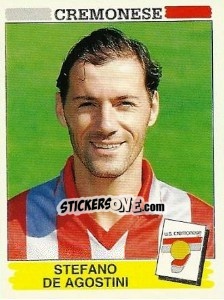Sticker Stefano De Agostini - Calciatori 1994-1995 n. 74 - Panini