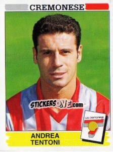 Figurina Andrea Tentoni - Calciatori 1994-1995 - Panini