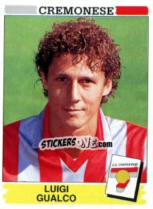 Sticker Luigi Gualco - Calciatori 1994-1995 n. 77 - Panini