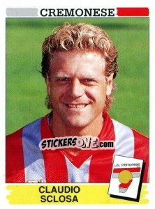 Sticker Claudio Sclosa - Calciatori 1994-1995 - Panini