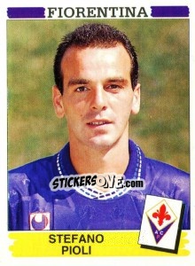 Cromo Stefano Pioli - Calciatori 1994-1995 - Panini