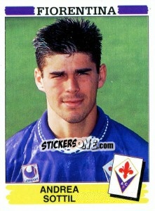 Sticker Andrea Sottil - Calciatori 1994-1995 - Panini