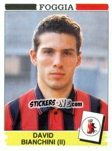 Figurina David Bianchini - Calciatori 1994-1995 - Panini