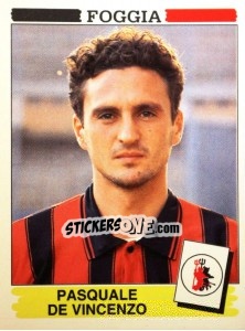 Sticker Pasquale De Vincenzo - Calciatori 1994-1995 - Panini