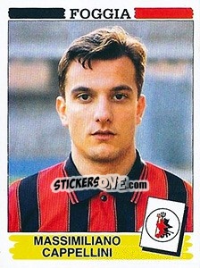 Sticker Massimiliano Cappellini - Calciatori 1994-1995 n. 119 - Panini
