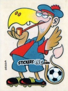 Sticker Mascotte - Calciatori 1994-1995 n. 122 - Panini