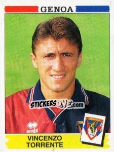 Sticker Vincenzo Torrente - Calciatori 1994-1995 n. 124 - Panini