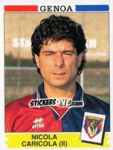 Sticker Nicola Caricola - Calciatori 1994-1995 - Panini