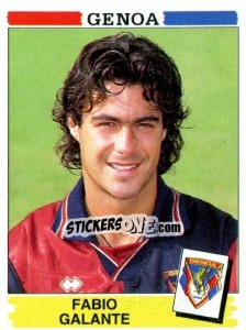 Sticker Fabio Galante - Calciatori 1994-1995 n. 129 - Panini