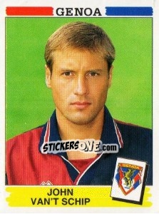 Sticker John Van't Schio - Calciatori 1994-1995 - Panini