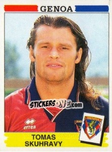 Sticker Tomas Skuhravy - Calciatori 1994-1995 - Panini