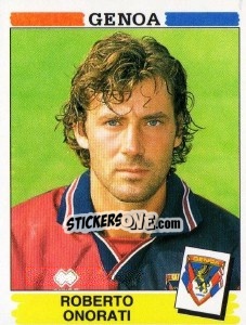 Sticker Roberto Onorati - Calciatori 1994-1995 n. 135 - Panini
