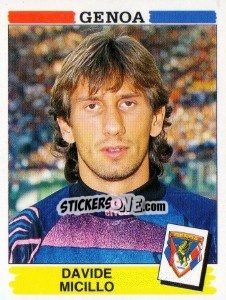 Sticker Davide Micillo - Calciatori 1994-1995 n. 136 - Panini