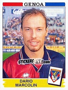 Sticker Dario Marcolin - Calciatori 1994-1995 n. 138 - Panini