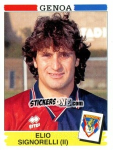Sticker Elio Signorelli - Calciatori 1994-1995 - Panini
