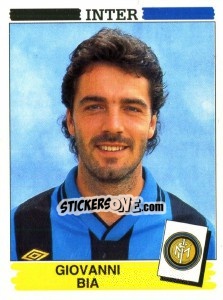 Sticker Giovanni Bia - Calciatori 1994-1995 n. 150 - Panini