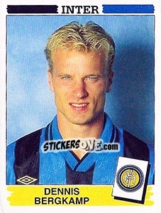 Cromo Dennis Bergkamp - Calciatori 1994-1995 - Panini