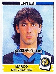 Sticker Marco Delvecchio - Calciatori 1994-1995 - Panini