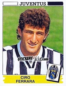 Sticker Ciro Ferrara - Calciatori 1994-1995 n. 164 - Panini