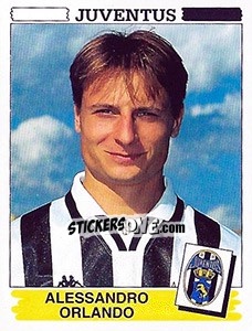 Sticker Alessandro Orlando - Calciatori 1994-1995 n. 165 - Panini