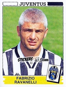 Sticker Fsbrizio Ravanelli - Calciatori 1994-1995 - Panini