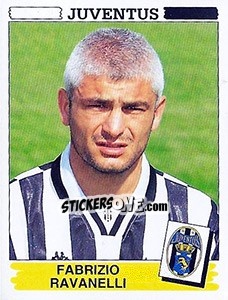 Figurina Fsbrizio Ravanelli - Calciatori 1994-1995 - Panini