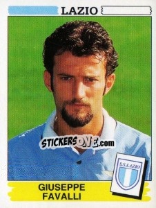 Sticker Giuseppe Favalli - Calciatori 1994-1995 n. 185 - Panini