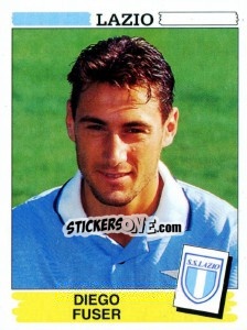 Sticker Diego Fuser - Calciatori 1994-1995 n. 192 - Panini
