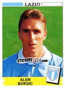 Figurina Alen Boksic - Calciatori 1994-1995 - Panini