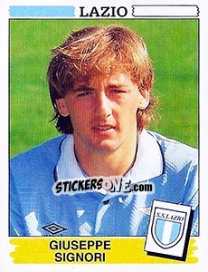 Cromo Giuseppe Signori - Calciatori 1994-1995 - Panini