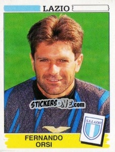 Sticker Fernando Orsi - Calciatori 1994-1995 n. 196 - Panini