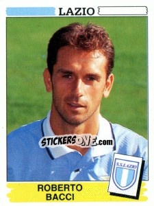 Sticker Roberto Bacci - Calciatori 1994-1995 n. 200 - Panini