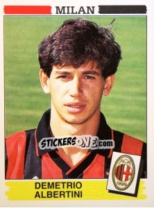 Sticker Demetrio Albertini - Calciatori 1994-1995 - Panini