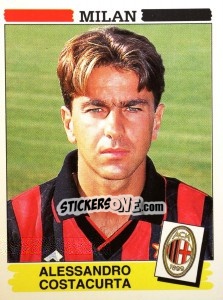 Sticker Alessandro Costacurta - Calciatori 1994-1995 n. 209 - Panini