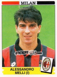 Figurina Alessandro Melli - Calciatori 1994-1995 - Panini