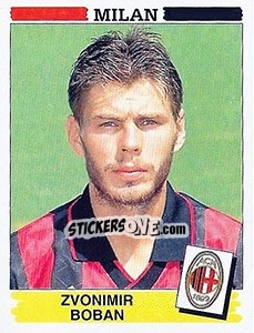 Sticker Zvonimir Boban - Calciatori 1994-1995 n. 214 - Panini