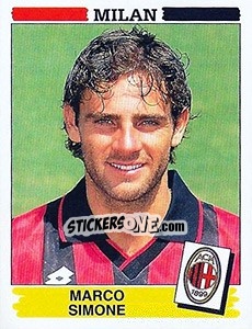 Sticker Marco Simone - Calciatori 1994-1995 - Panini