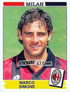 Sticker Marco Simone - Calciatori 1994-1995 n. 215 - Panini