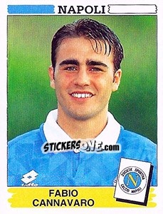 Sticker Fabio Cannavaro - Calciatori 1994-1995 - Panini
