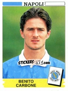 Sticker Benito Carbone - Calciatori 1994-1995 - Panini