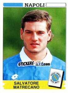 Sticker Salvatore Matrecano - Calciatori 1994-1995 - Panini