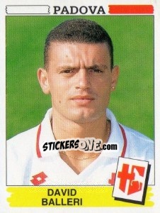 Sticker David Balleri - Calciatori 1994-1995 - Panini