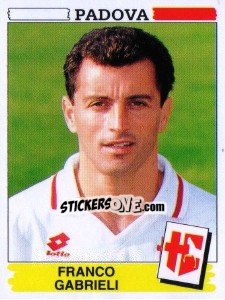 Sticker Franco Gabrieli - Calciatori 1994-1995 - Panini