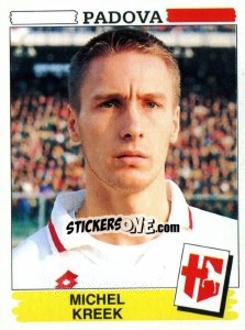 Figurina Michel Kreek - Calciatori 1994-1995 - Panini