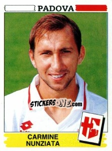 Sticker Carmine Nunziata - Calciatori 1994-1995 - Panini