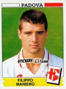Sticker Filippo Maniero - Calciatori 1994-1995 - Panini