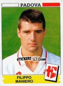 Sticker Filippo Maniero - Calciatori 1994-1995 n. 255 - Panini